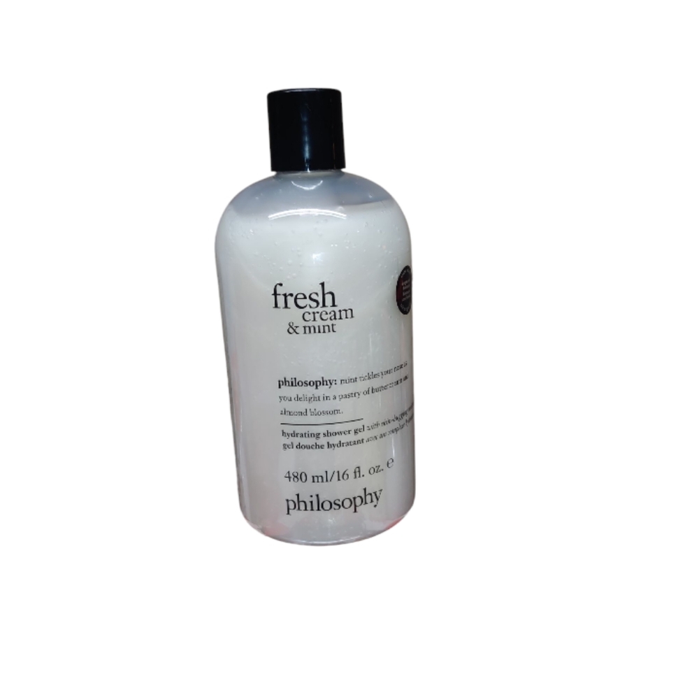 Philosophy Fresh Cream & Mint Hydrating Shower Gel Bubble Bath & Shampoo